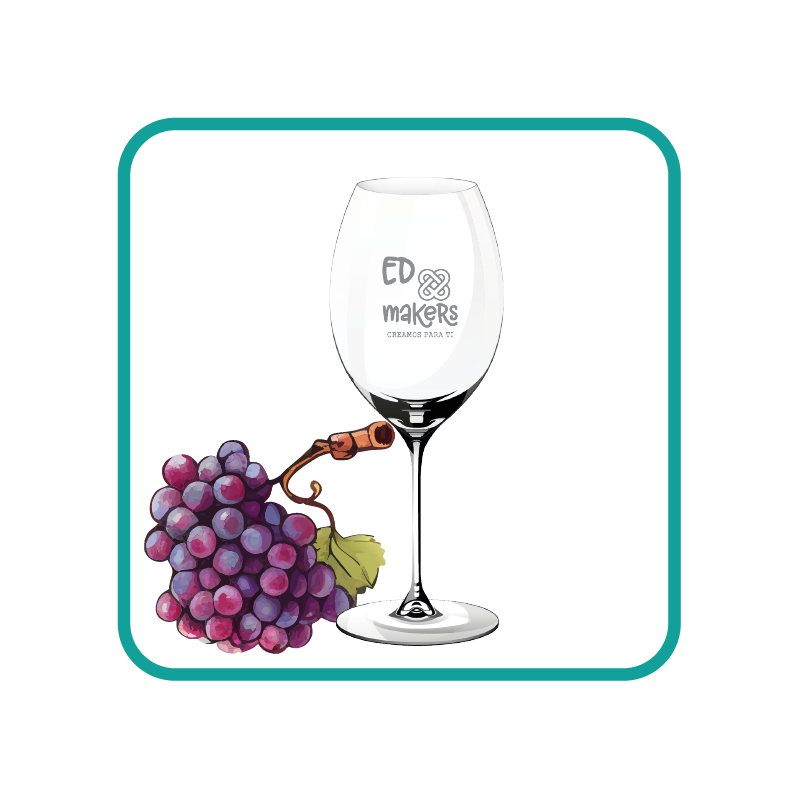 Copa vino personalizada