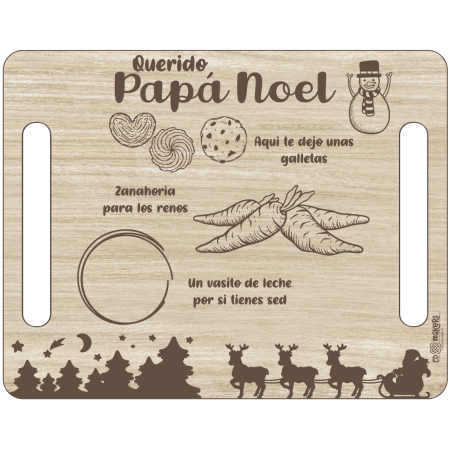 Bandeja especial Papa Noel