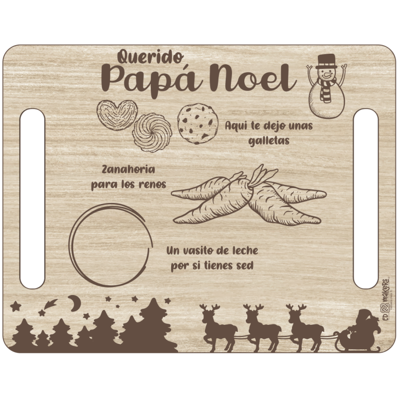 Bandeja especial Papa Noel