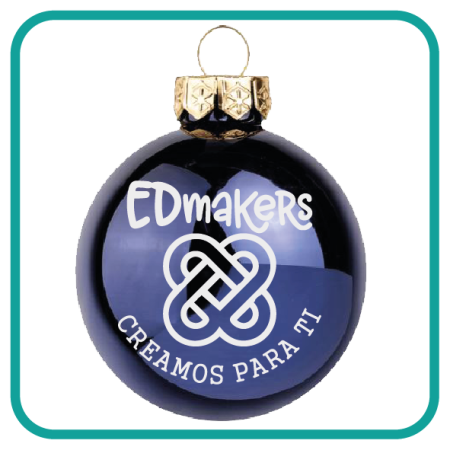 Esfera de Navidad grabada laser