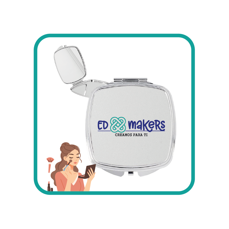 Espejo de bolso personalizado